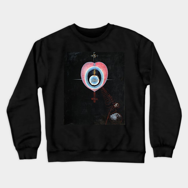 High Resolution Hilma af Klint The Dove No 7 Group Ix 1915 Crewneck Sweatshirt by tiokvadrat